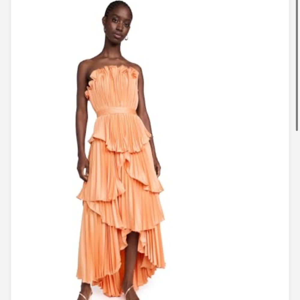 AMUR Women's Janey Tiered Shell Midi Dress